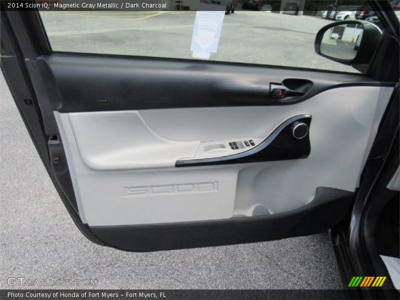 Magnetic Gray Metallic / Dark Charcoal 2014 Scion iQ