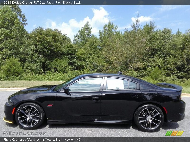 Pitch Black / Black 2018 Dodge Charger R/T Scat Pack