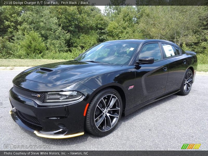 Pitch Black / Black 2018 Dodge Charger R/T Scat Pack