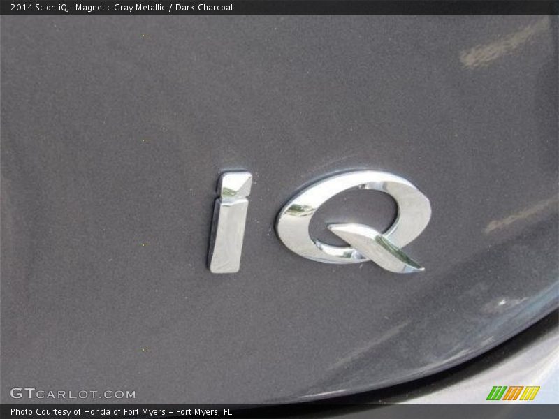 Magnetic Gray Metallic / Dark Charcoal 2014 Scion iQ