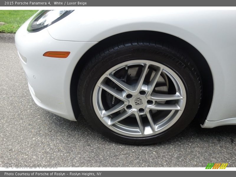 White / Luxor Beige 2015 Porsche Panamera 4