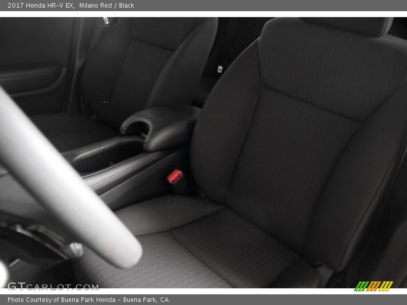 Milano Red / Black 2017 Honda HR-V EX