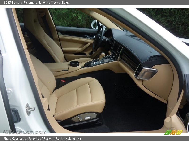 White / Luxor Beige 2015 Porsche Panamera 4