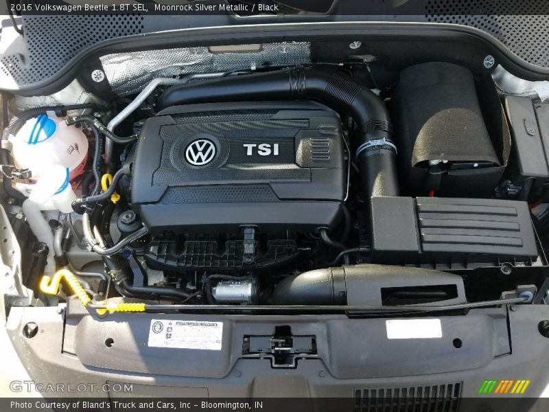 Moonrock Silver Metallic / Black 2016 Volkswagen Beetle 1.8T SEL