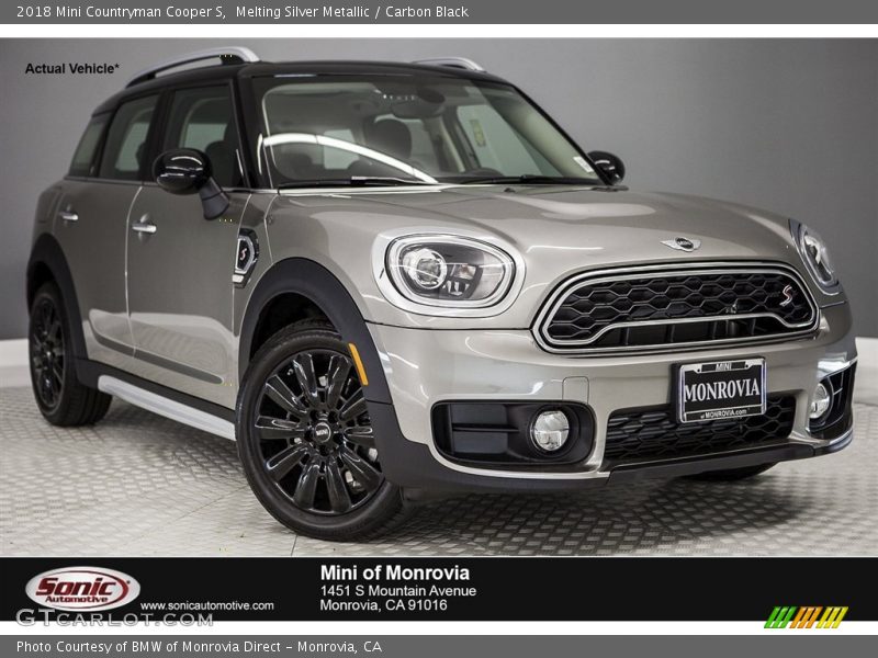 Melting Silver Metallic / Carbon Black 2018 Mini Countryman Cooper S