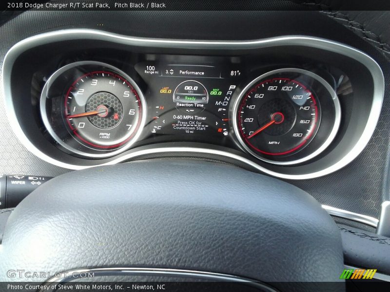 Pitch Black / Black 2018 Dodge Charger R/T Scat Pack