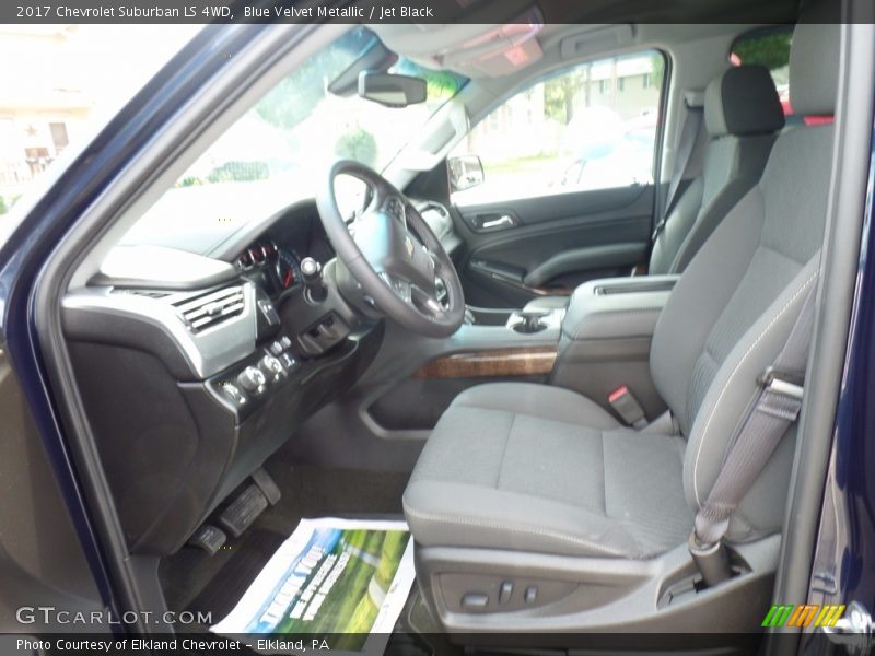 Blue Velvet Metallic / Jet Black 2017 Chevrolet Suburban LS 4WD