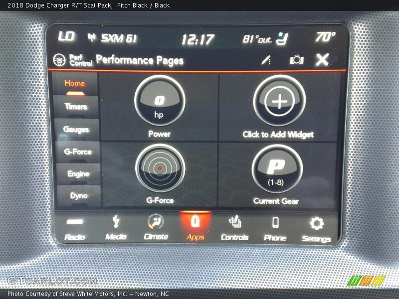Pitch Black / Black 2018 Dodge Charger R/T Scat Pack