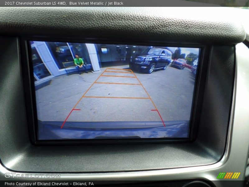 Blue Velvet Metallic / Jet Black 2017 Chevrolet Suburban LS 4WD