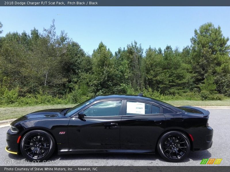 Pitch Black / Black 2018 Dodge Charger R/T Scat Pack