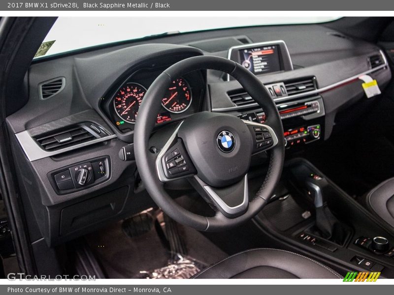 Black Sapphire Metallic / Black 2017 BMW X1 sDrive28i