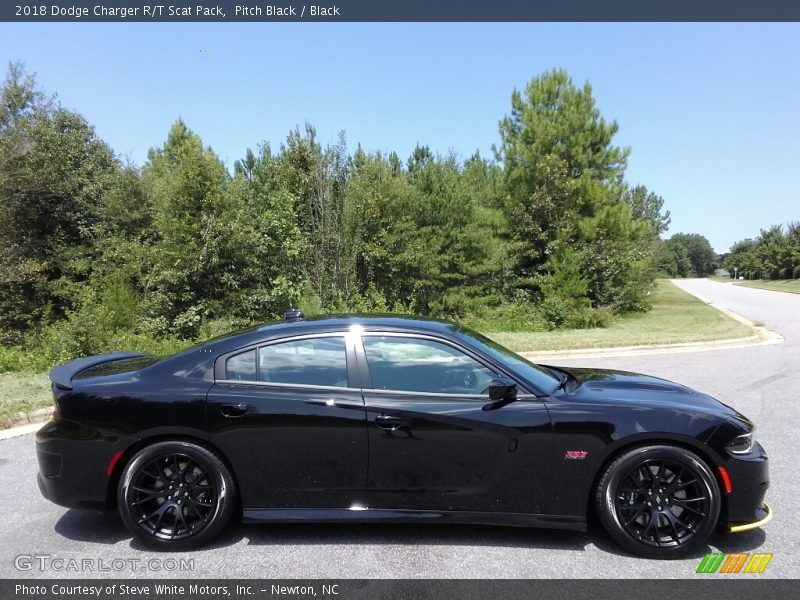 Pitch Black / Black 2018 Dodge Charger R/T Scat Pack