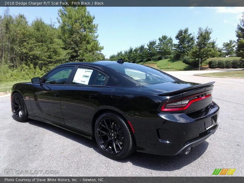Pitch Black / Black 2018 Dodge Charger R/T Scat Pack