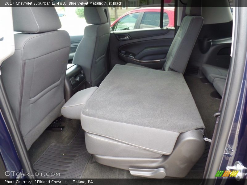 Blue Velvet Metallic / Jet Black 2017 Chevrolet Suburban LS 4WD