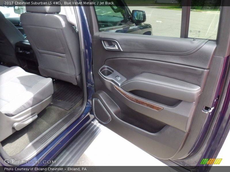 Blue Velvet Metallic / Jet Black 2017 Chevrolet Suburban LS 4WD