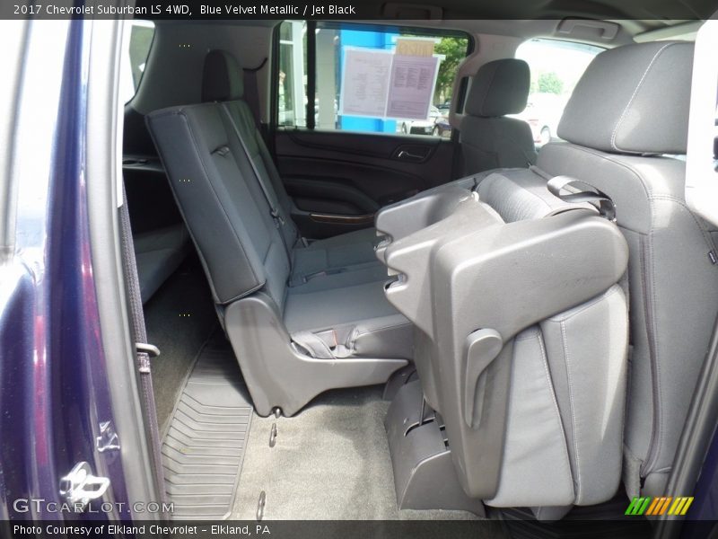 Blue Velvet Metallic / Jet Black 2017 Chevrolet Suburban LS 4WD