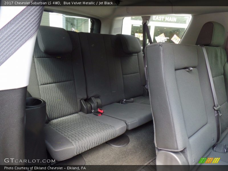 Blue Velvet Metallic / Jet Black 2017 Chevrolet Suburban LS 4WD