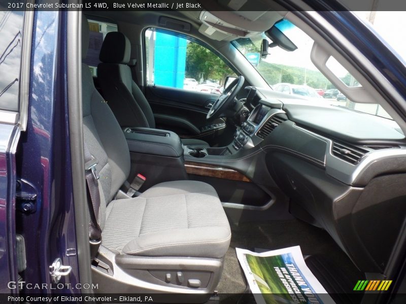 Blue Velvet Metallic / Jet Black 2017 Chevrolet Suburban LS 4WD