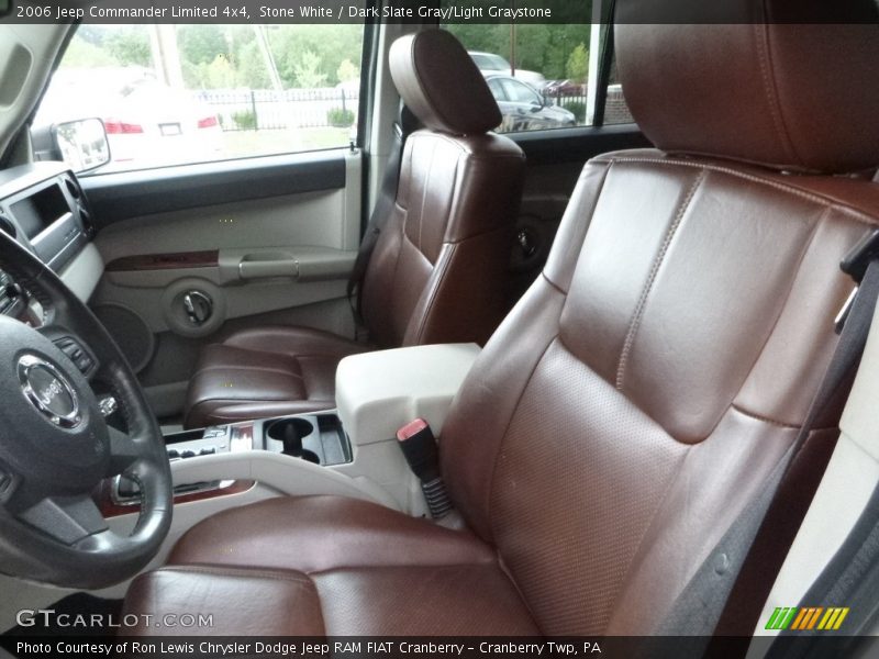 Stone White / Dark Slate Gray/Light Graystone 2006 Jeep Commander Limited 4x4