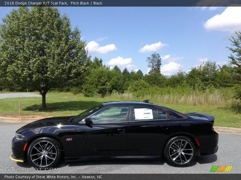 Pitch Black / Black 2018 Dodge Charger R/T Scat Pack