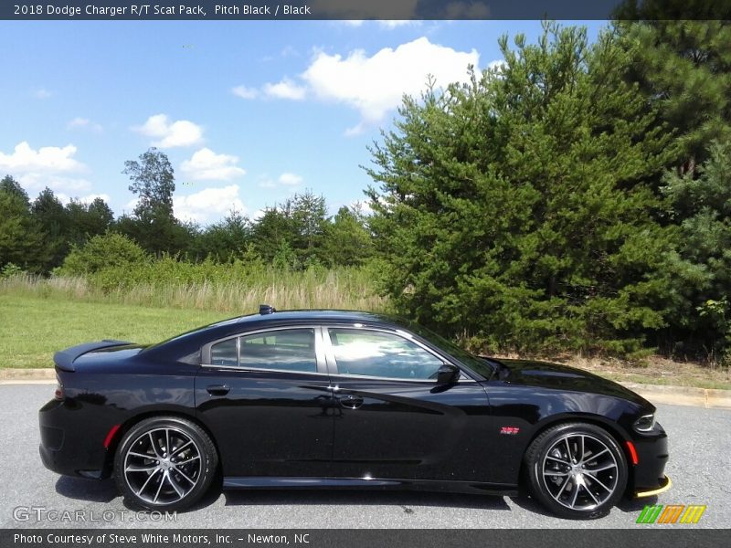 Pitch Black / Black 2018 Dodge Charger R/T Scat Pack