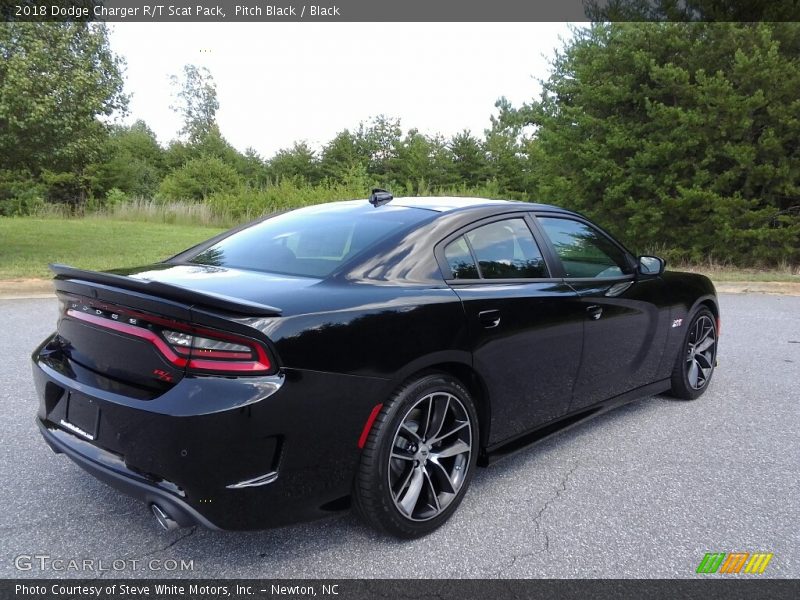 Pitch Black / Black 2018 Dodge Charger R/T Scat Pack
