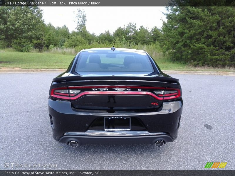 Pitch Black / Black 2018 Dodge Charger R/T Scat Pack
