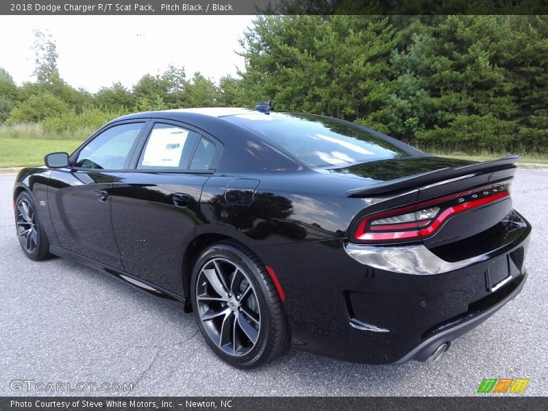 Pitch Black / Black 2018 Dodge Charger R/T Scat Pack