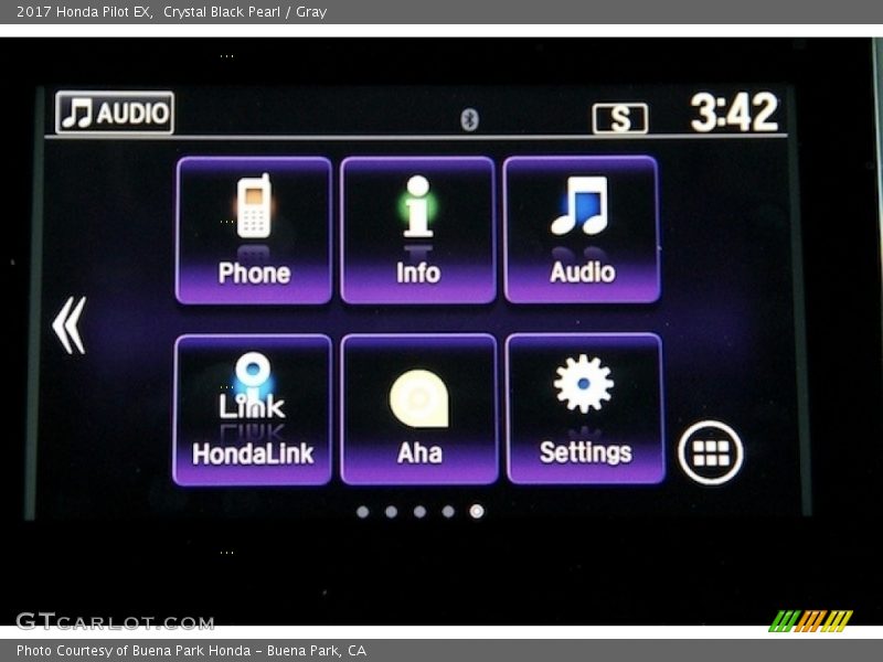 Crystal Black Pearl / Gray 2017 Honda Pilot EX