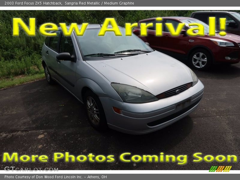 Sangria Red Metallic / Medium Graphite 2003 Ford Focus ZX5 Hatchback