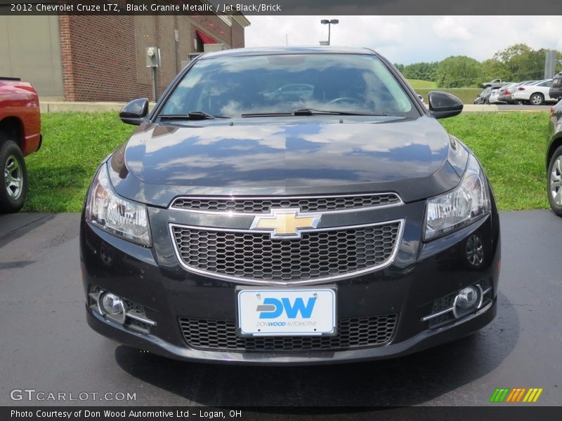 Black Granite Metallic / Jet Black/Brick 2012 Chevrolet Cruze LTZ