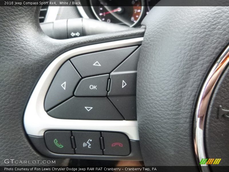Controls of 2018 Compass Sport 4x4