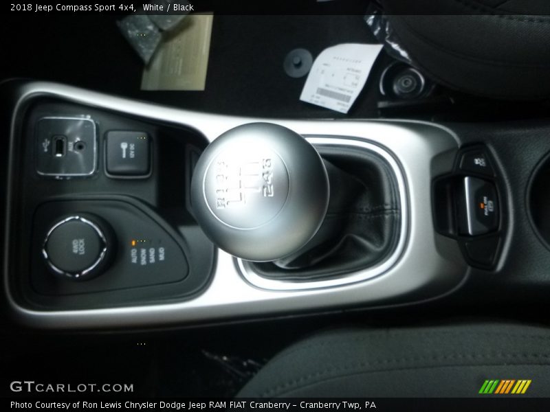  2018 Compass Sport 4x4 6 Speed Manual Shifter