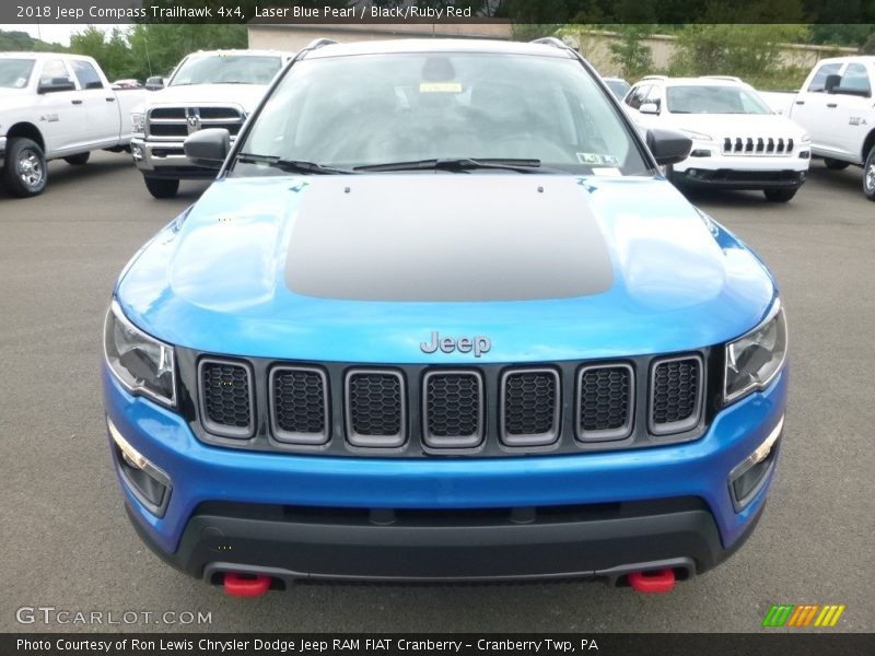  2018 Compass Trailhawk 4x4 Laser Blue Pearl