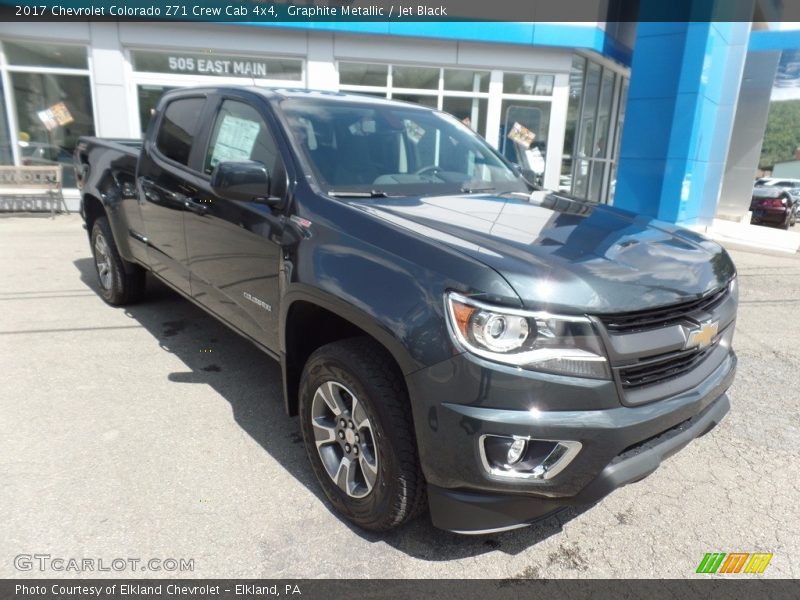 Graphite Metallic / Jet Black 2017 Chevrolet Colorado Z71 Crew Cab 4x4