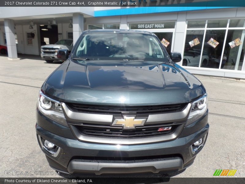 Graphite Metallic / Jet Black 2017 Chevrolet Colorado Z71 Crew Cab 4x4
