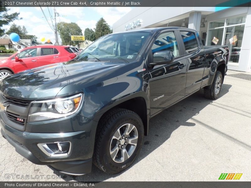 Graphite Metallic / Jet Black 2017 Chevrolet Colorado Z71 Crew Cab 4x4