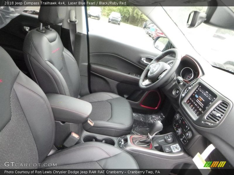 Front Seat of 2018 Compass Trailhawk 4x4