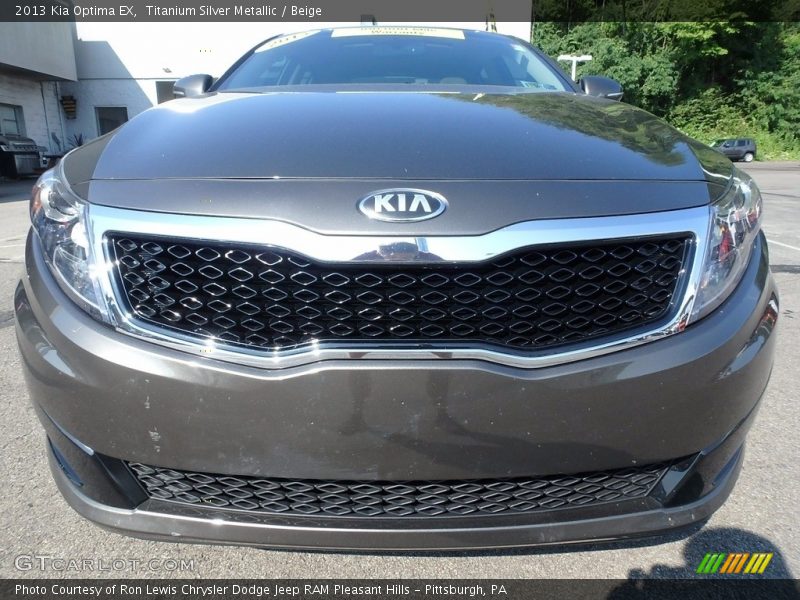 Titanium Silver Metallic / Beige 2013 Kia Optima EX