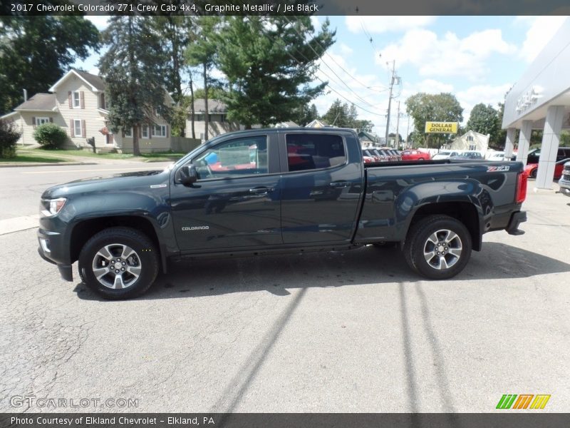 Graphite Metallic / Jet Black 2017 Chevrolet Colorado Z71 Crew Cab 4x4