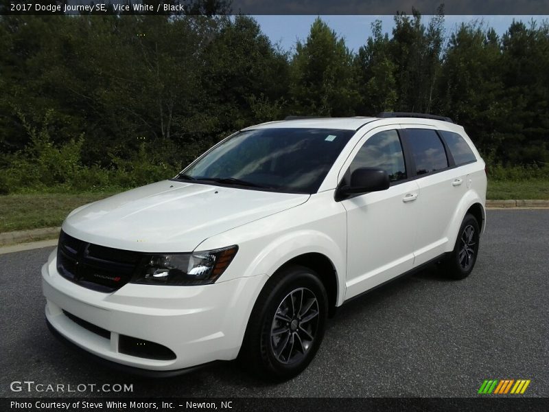 Vice White / Black 2017 Dodge Journey SE