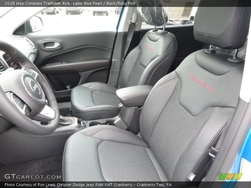  2018 Compass Trailhawk 4x4 Black/Ruby Red Interior
