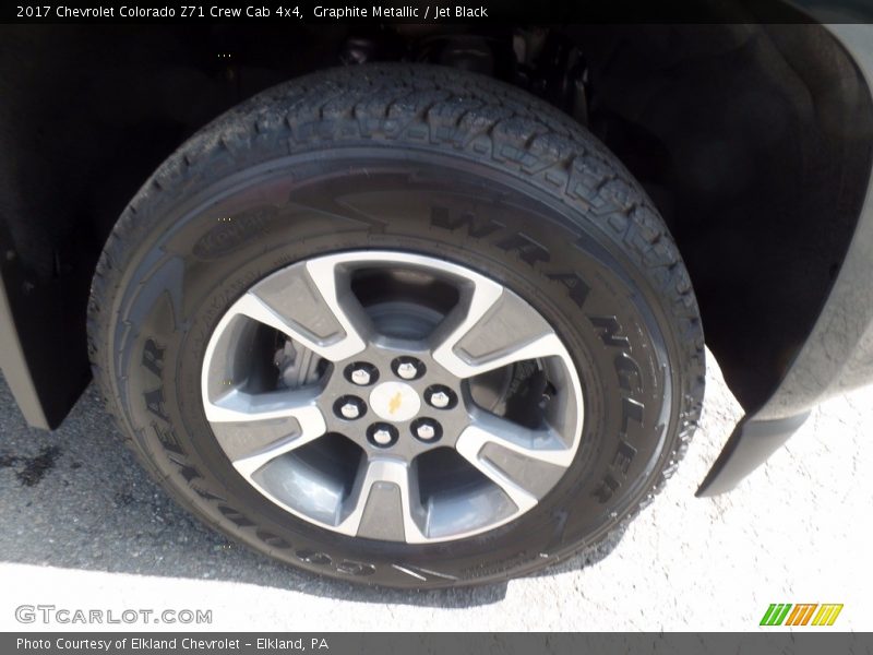 Graphite Metallic / Jet Black 2017 Chevrolet Colorado Z71 Crew Cab 4x4