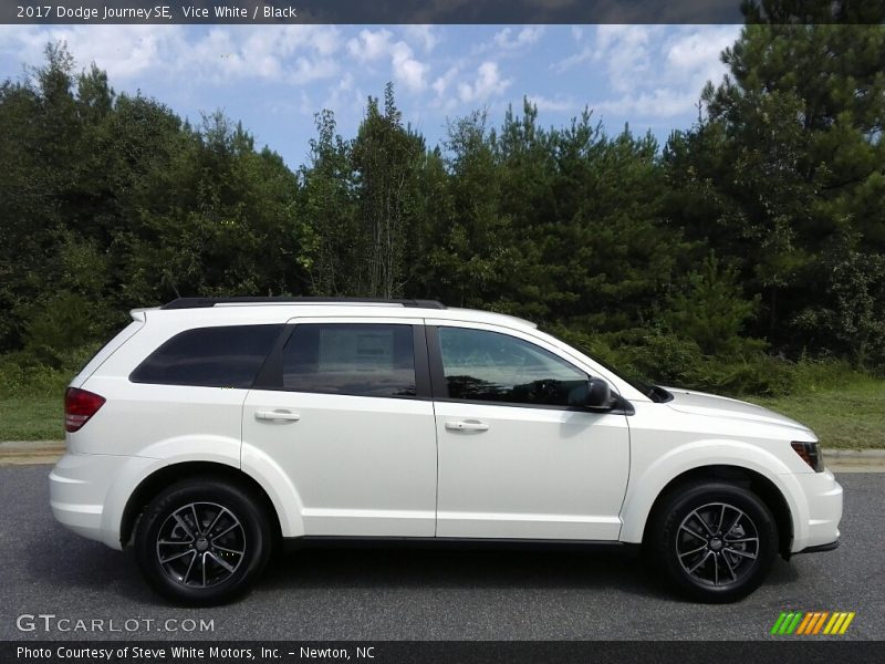 Vice White / Black 2017 Dodge Journey SE