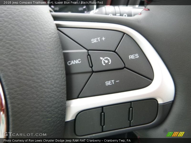 Controls of 2018 Compass Trailhawk 4x4