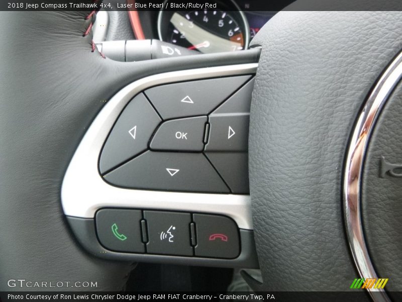 Controls of 2018 Compass Trailhawk 4x4