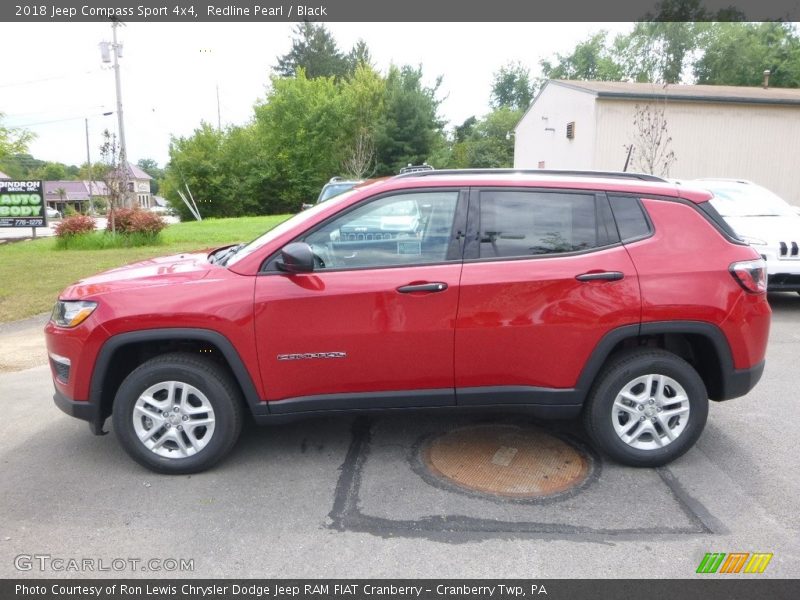Redline Pearl / Black 2018 Jeep Compass Sport 4x4