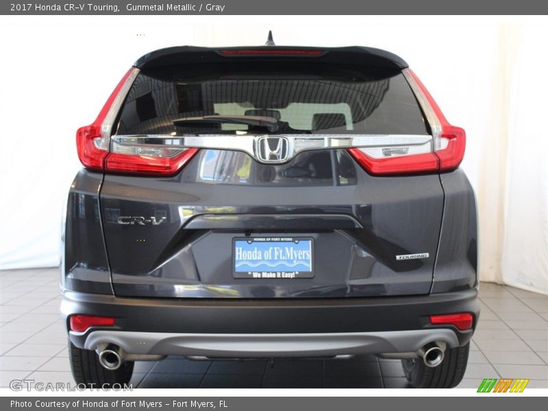 Gunmetal Metallic / Gray 2017 Honda CR-V Touring