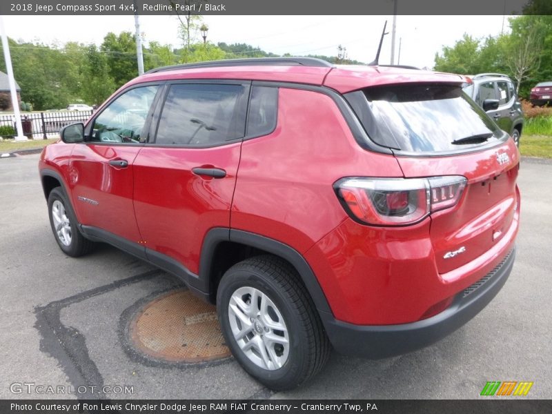 Redline Pearl / Black 2018 Jeep Compass Sport 4x4