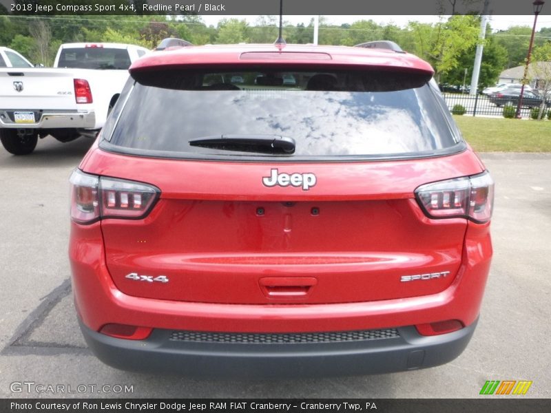 Redline Pearl / Black 2018 Jeep Compass Sport 4x4